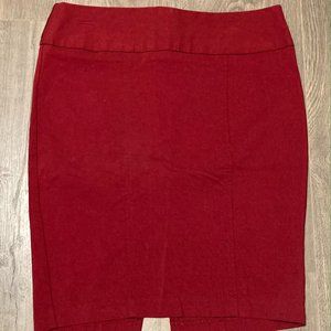 Maurices Red Dress Skirt